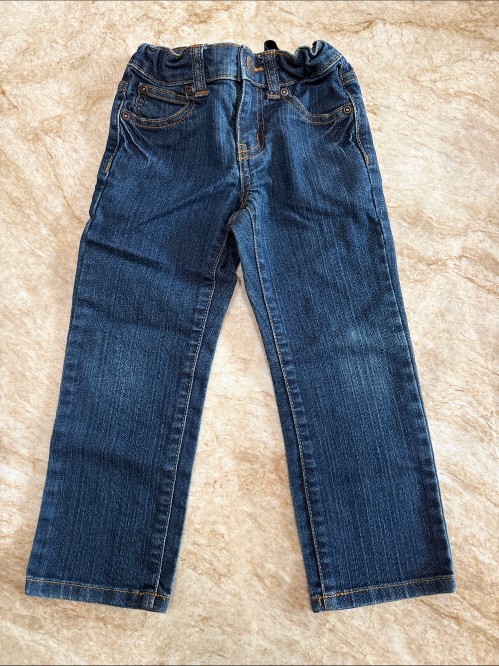 Janie and Jack Boys' Dark Blue Straight Jeans